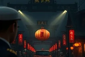 《第七次日落》封面：沙丘上第七次沉落的太阳